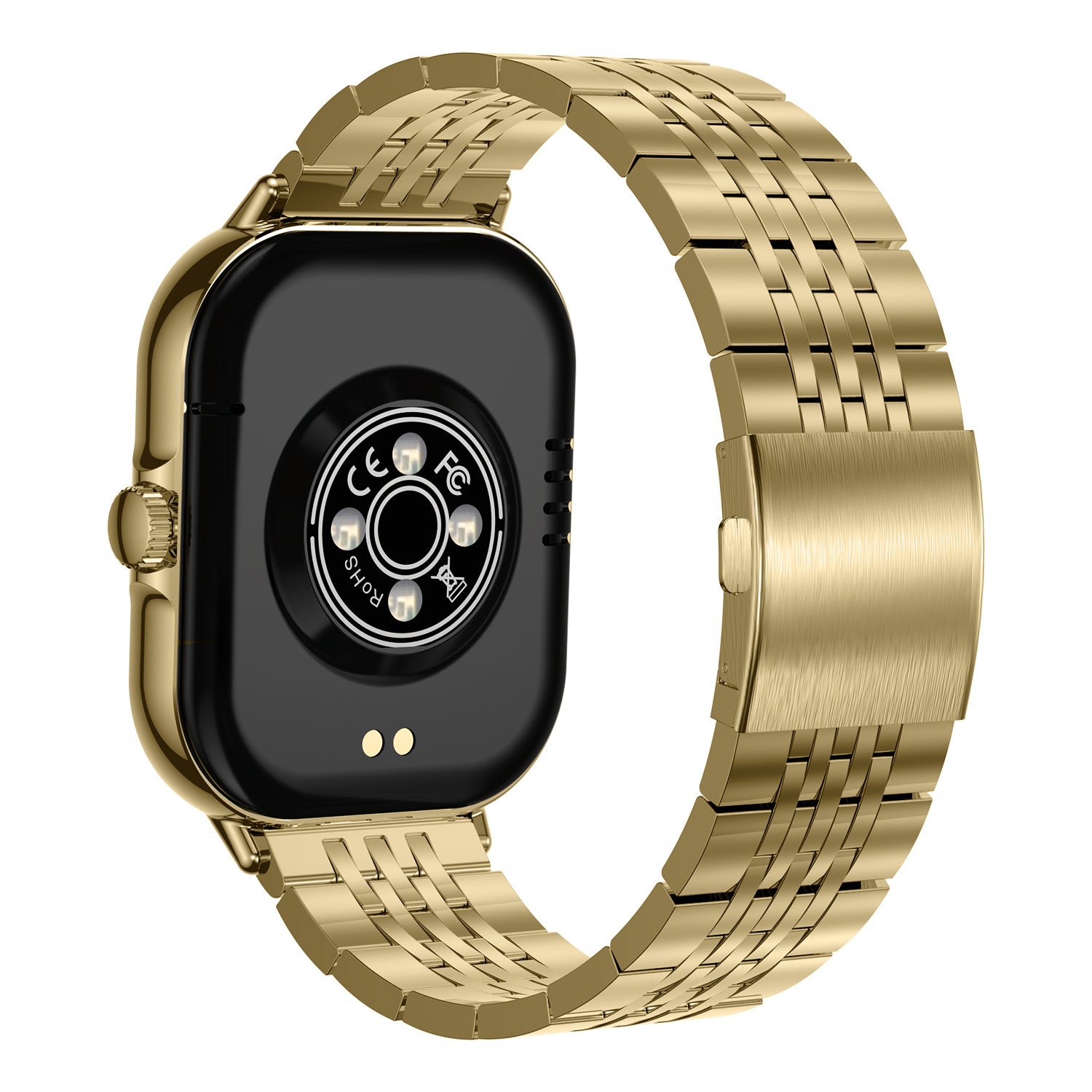 Smartwatch Nu Nordic Sport Travel Correa Tipo Jubilee de Acero Inoxidable Dorado