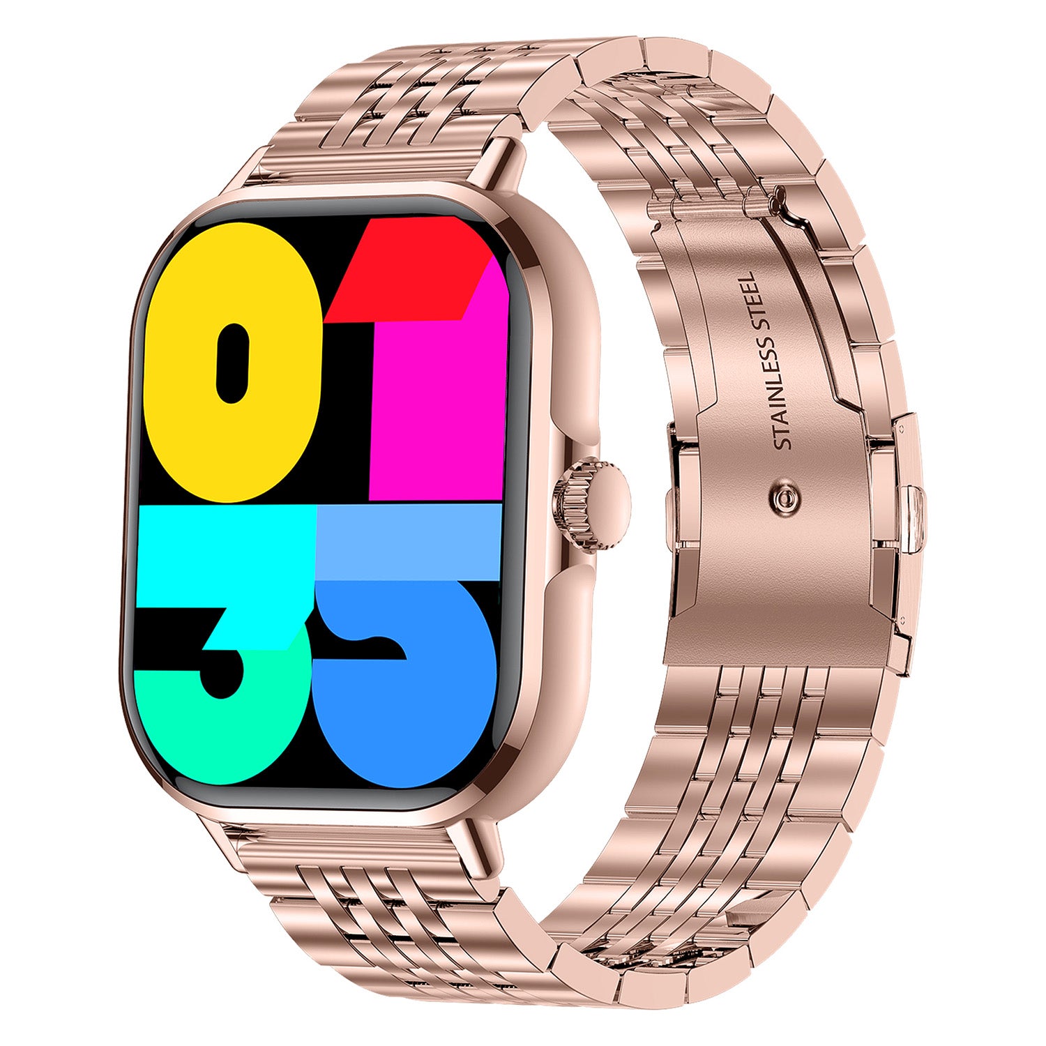 Smartwatch Nu Nordic Sport Travel Correa Tipo Jubilee de Acero Inoxidable Oro Rosa