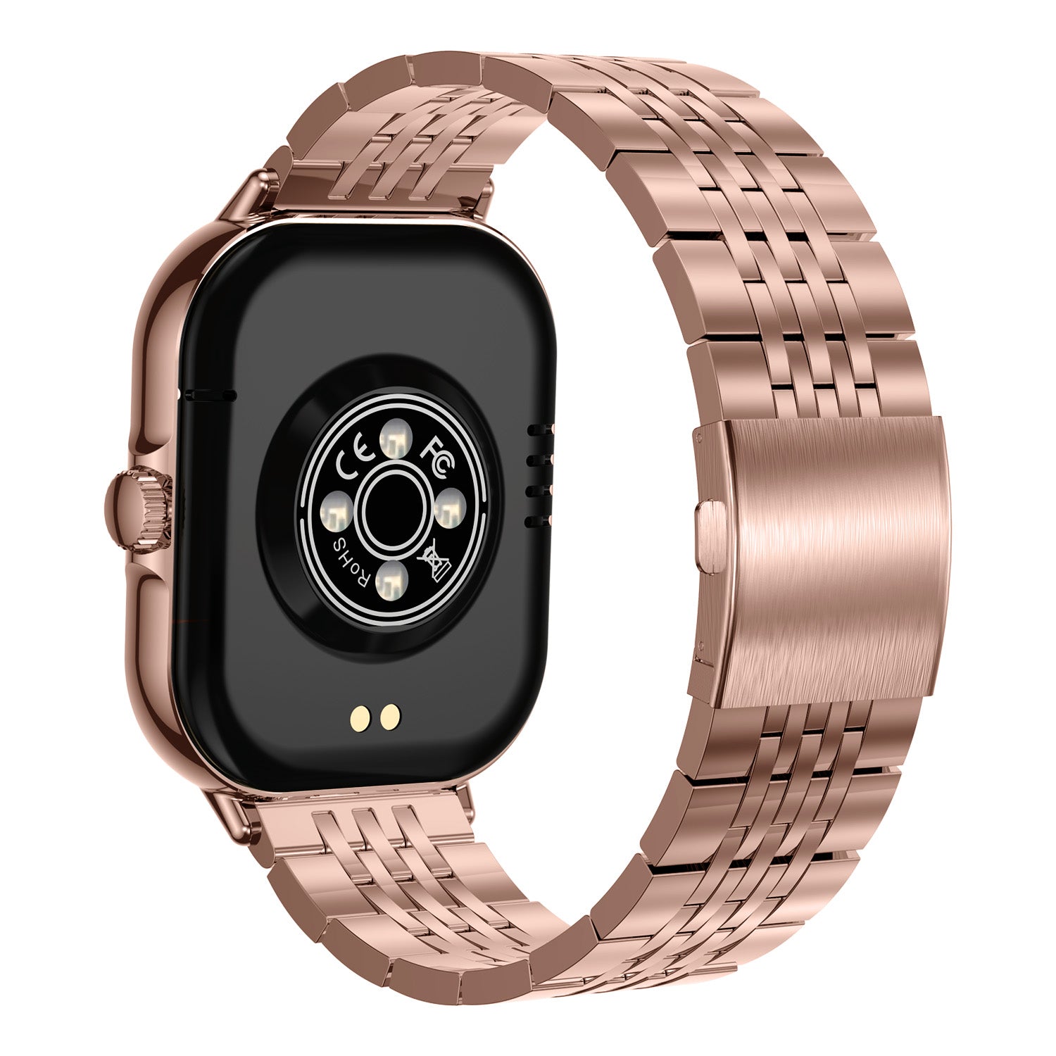 Smartwatch Nu Nordic Sport Travel Correa Tipo Jubilee de Acero Inoxidable Oro Rosa