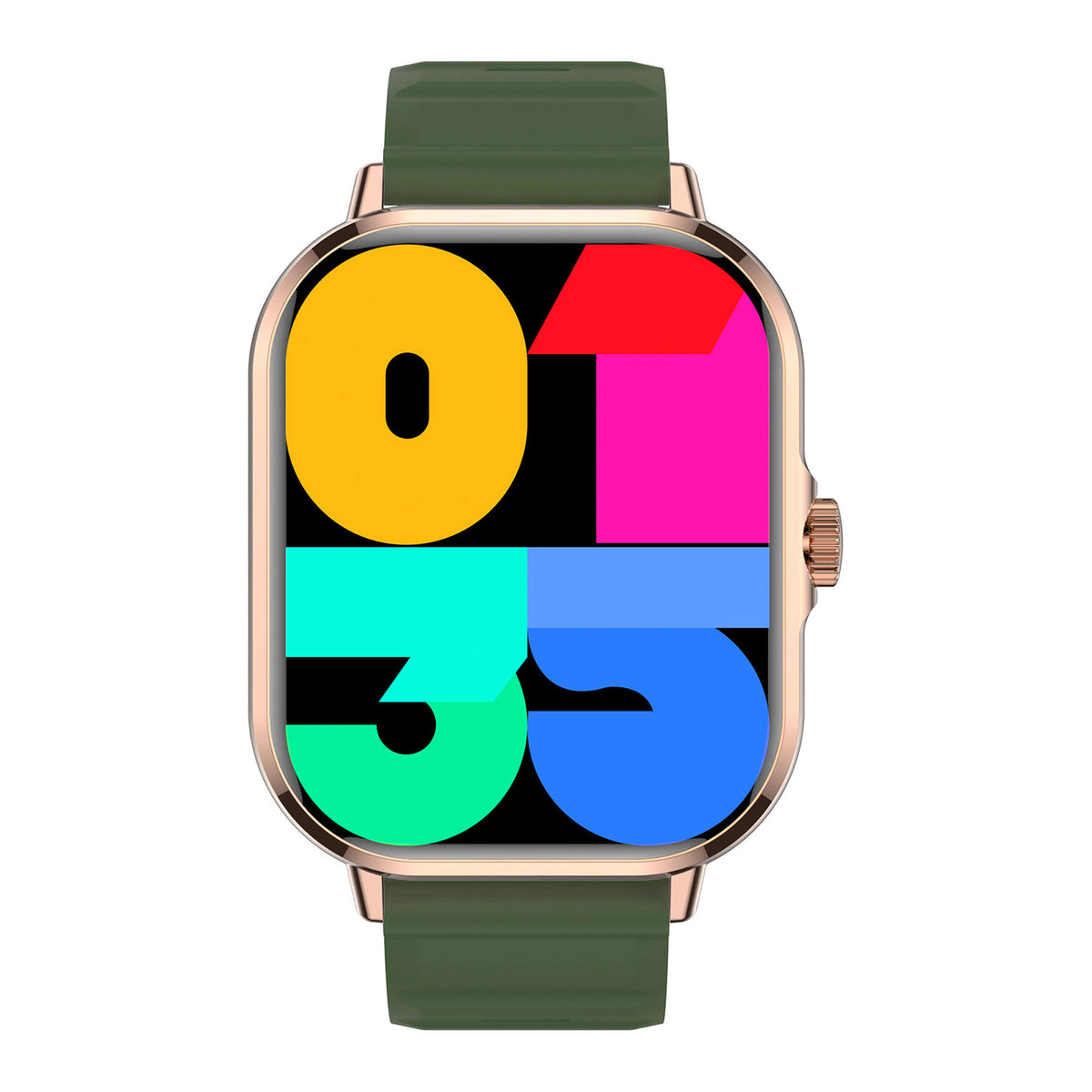 Smartwatch Nu Nordic Sport Travel con Correa de Silicon Rosa y Caja Dorado