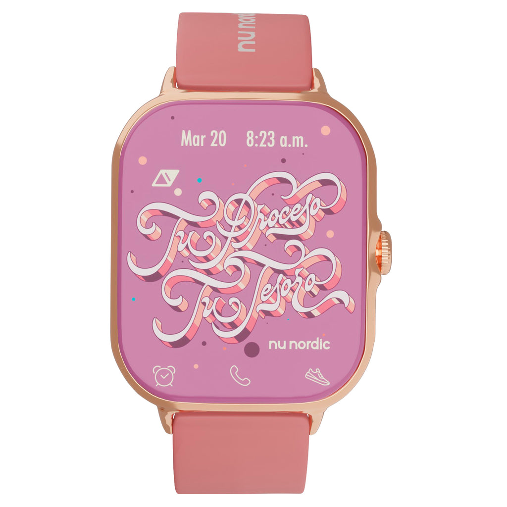 Smartwatch Nu Nordic + Chisko Romo con Correa de Silicón