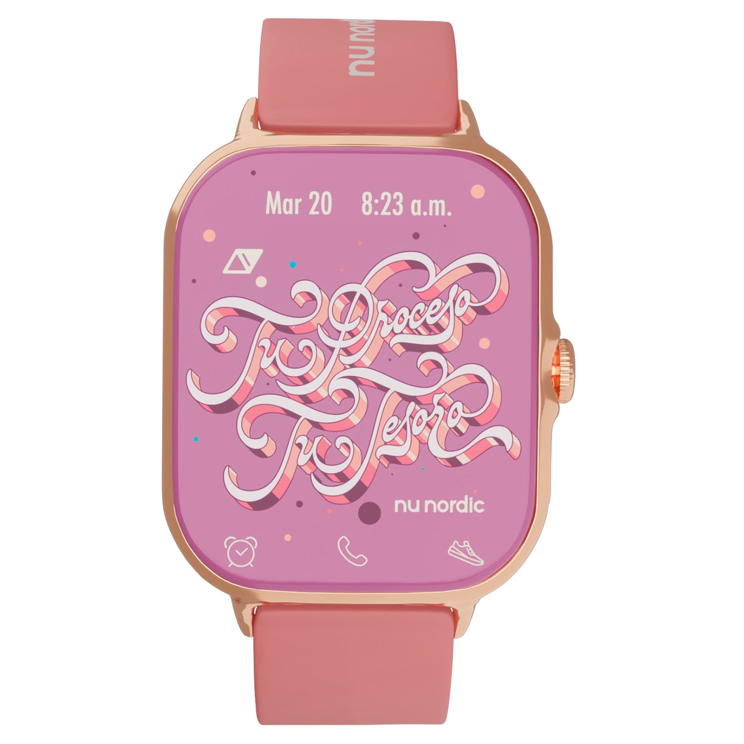 Smartwatch Nu Nordic + Chisko Romo con Correa de Silicón