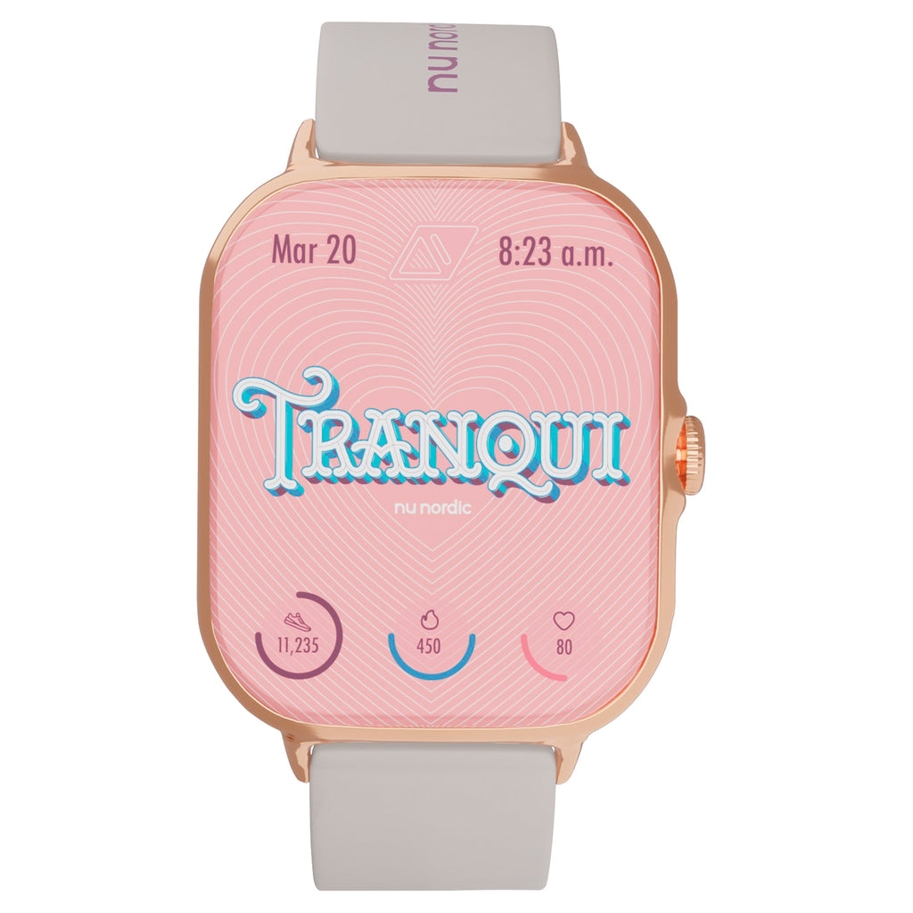 Smartwatch Nu Nordic + Chisko Romo con Correa de Silicón