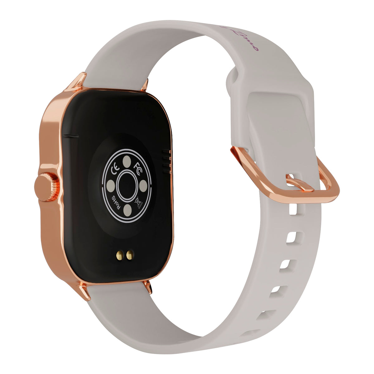Smartwatch Nu Nordic + Chisko Romo con Correa de Silicón Blanca + Correa de regalo