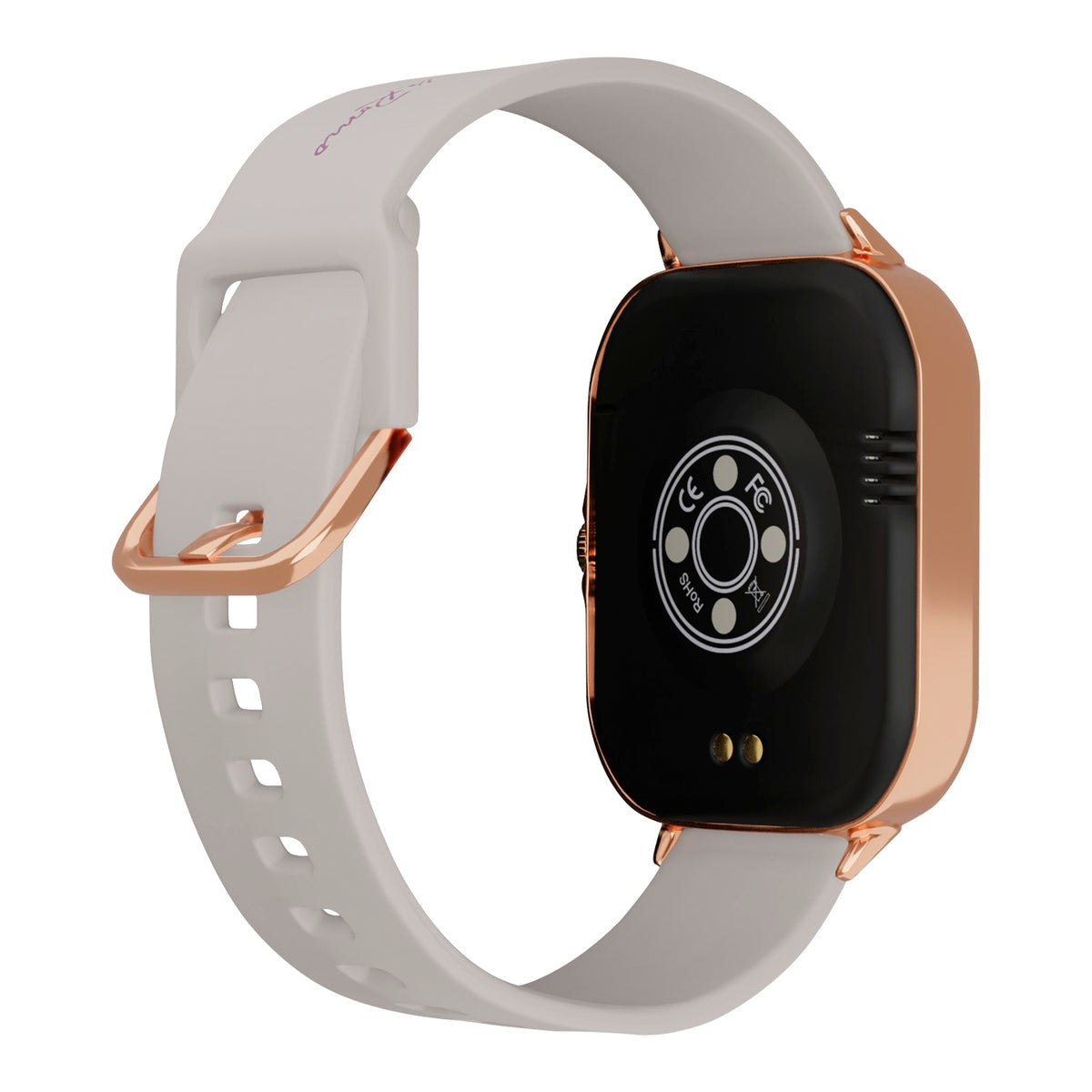 Smartwatch Nu Nordic + Chisko Romo con Correa de Silicón Blanca + Correa de regalo