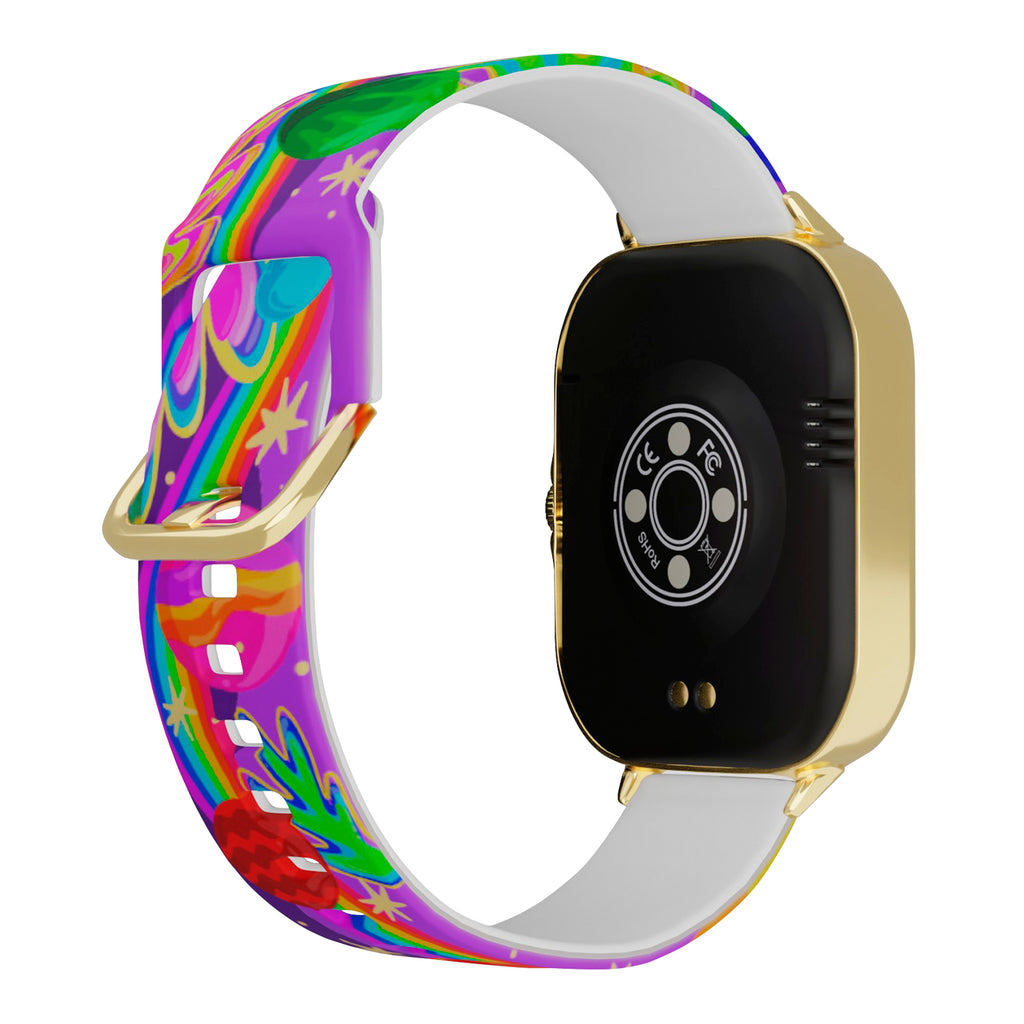 Smartwatch Nu Nordic + Letizilla con Correa de Silicón