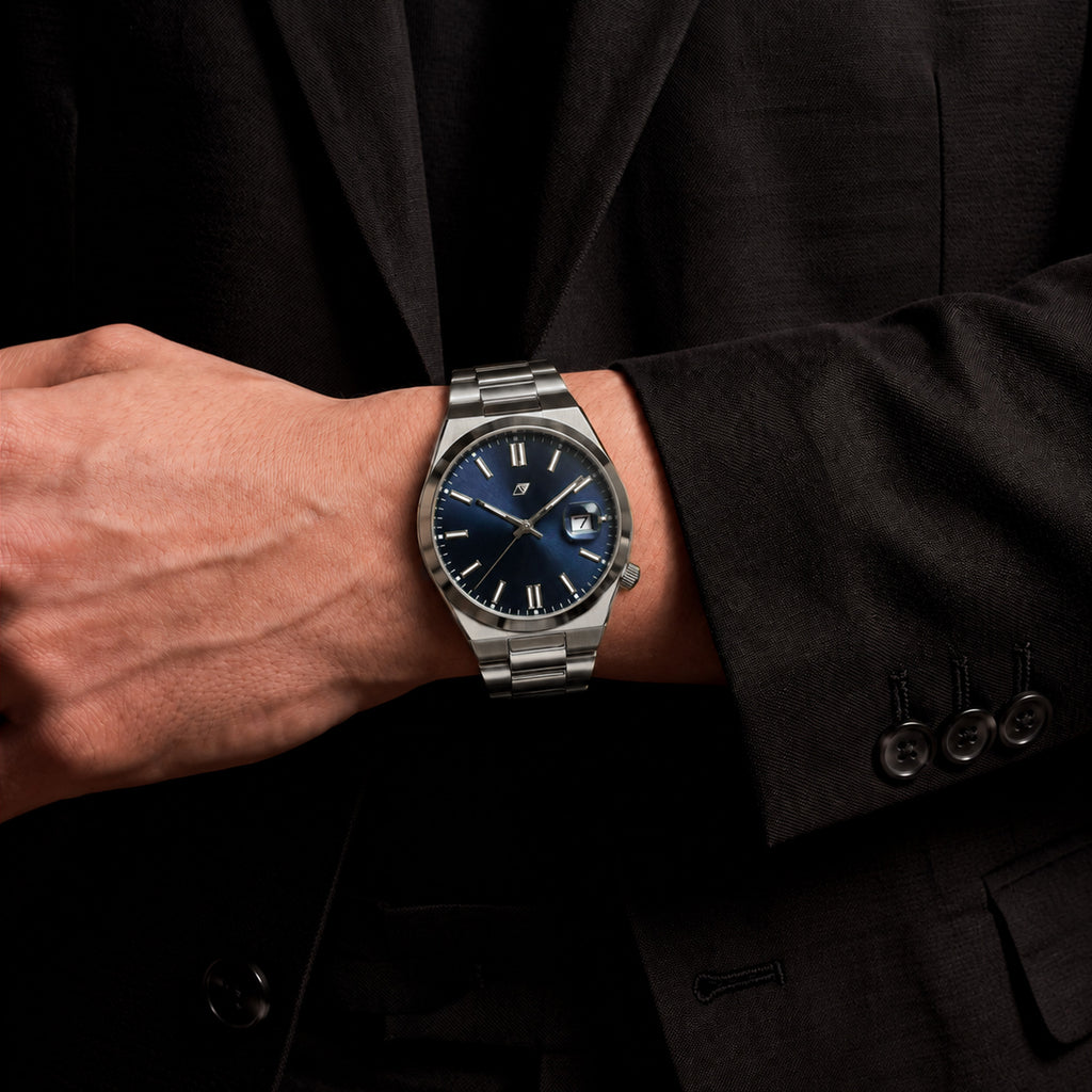 Reloj Nu Nordic Análogo con Fechador | Extensible de Acero Inoxidable
