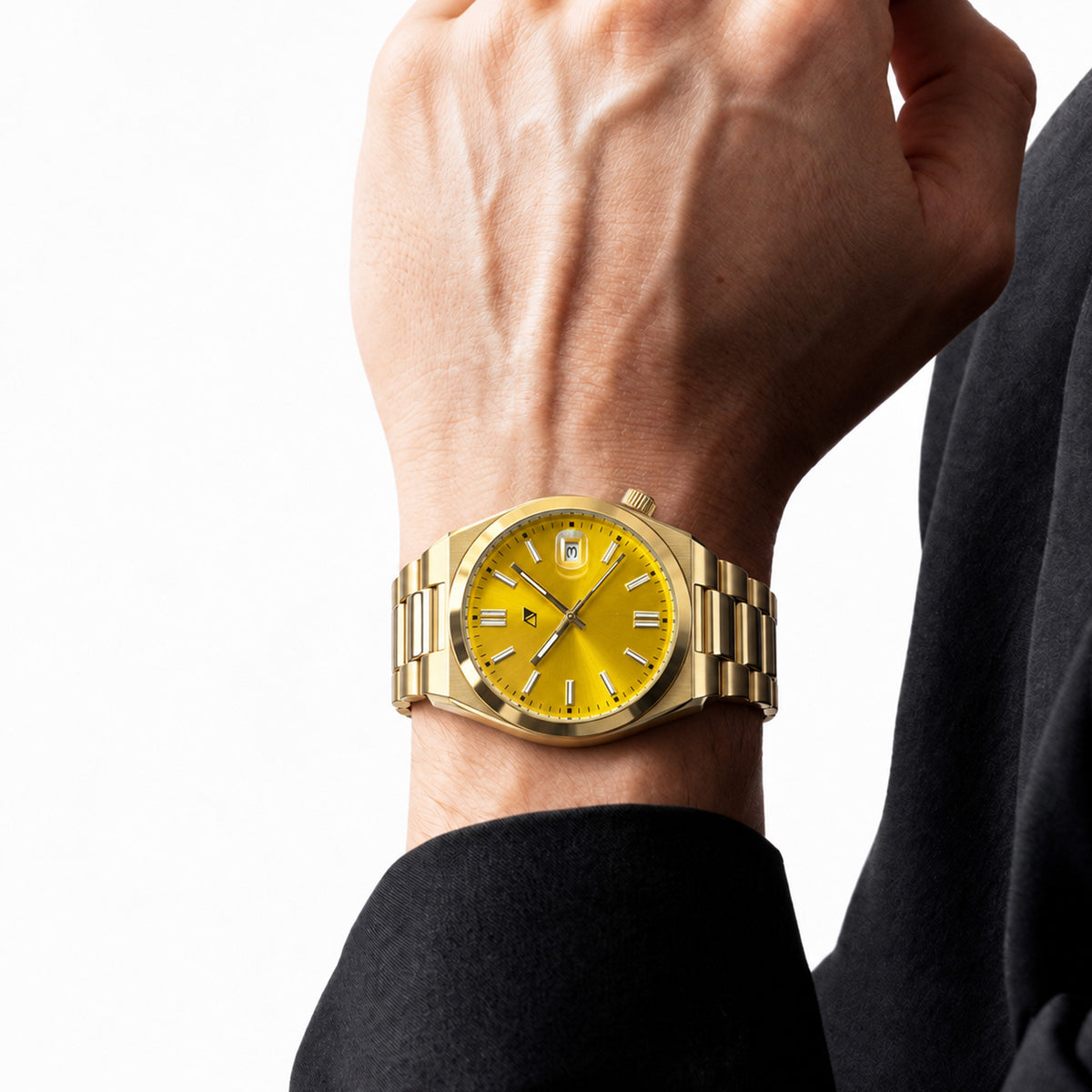 Reloj Nu Nordic Análogo con Fechador | Extensible de Acero Inoxidable