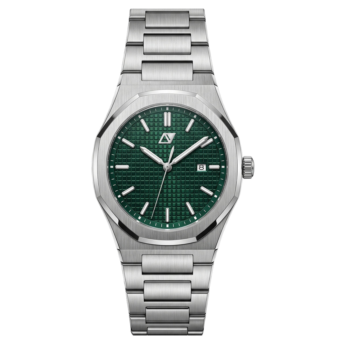 Reloj Nu Nordic Análogo | Carátula Texturizada | Extensible de Acero Inoxidable