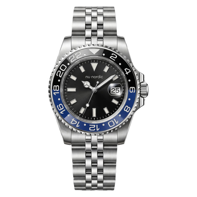 Reloj Nu Nordic Análogo | Simulador en Bisel | Extensible de Acero Inoxidable