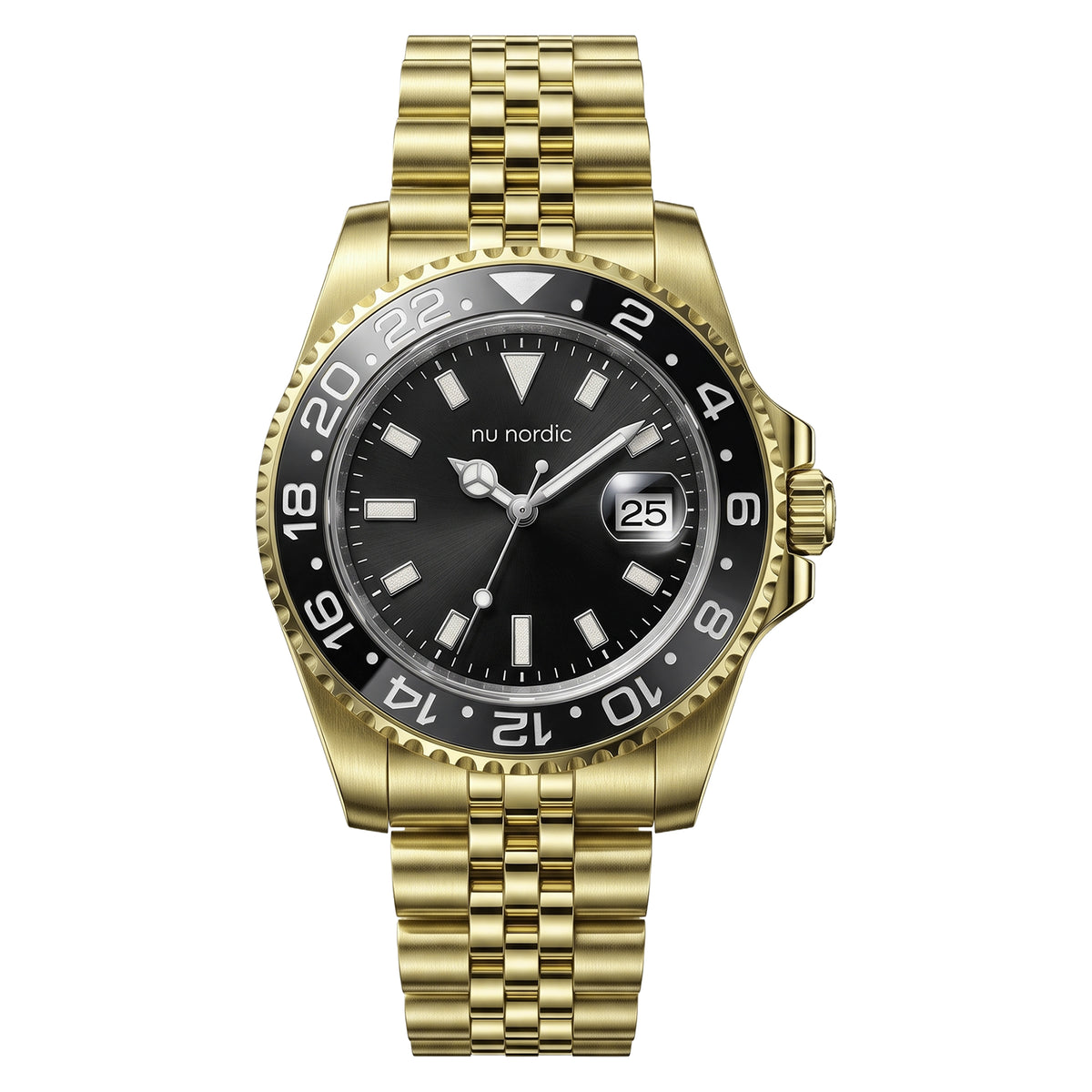 Reloj Nu Nordic Análogo | Simulador en Bisel | Extensible de Acero Inoxidable