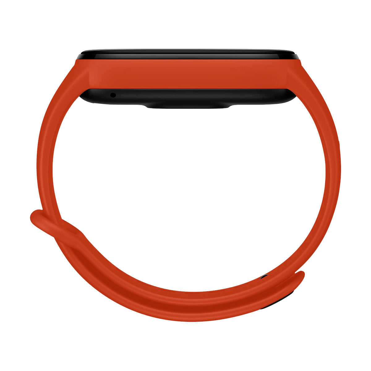 Reloj Smartband Nu Nordic Correa Caucho y Caja Ovalada Rojo