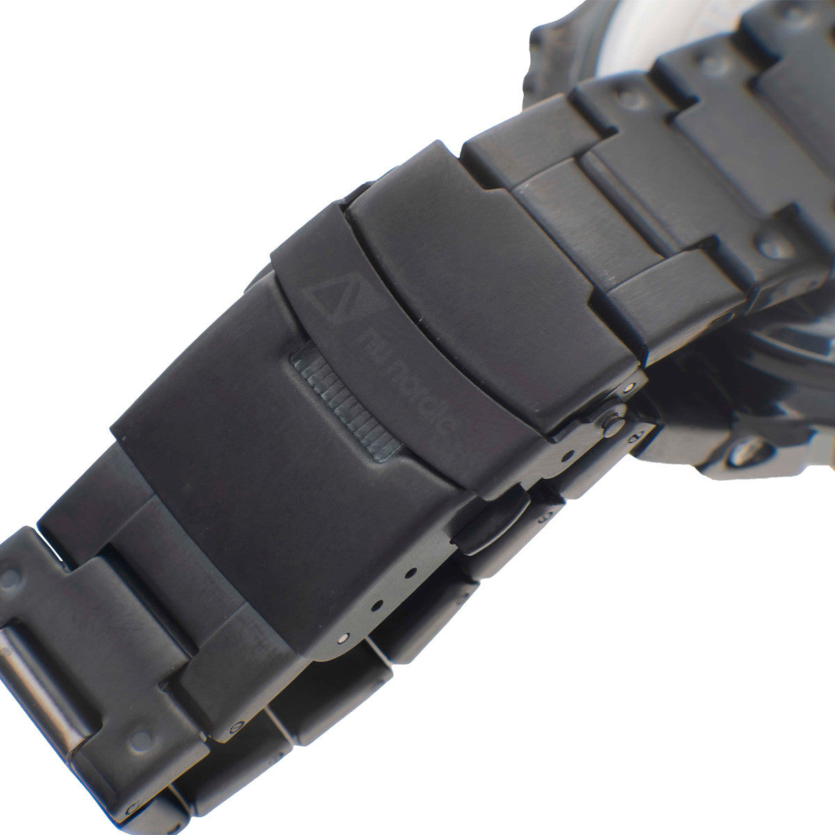 Reloj Nu Nordic Digital Caja Octagonal Extensible Metal Color Negro