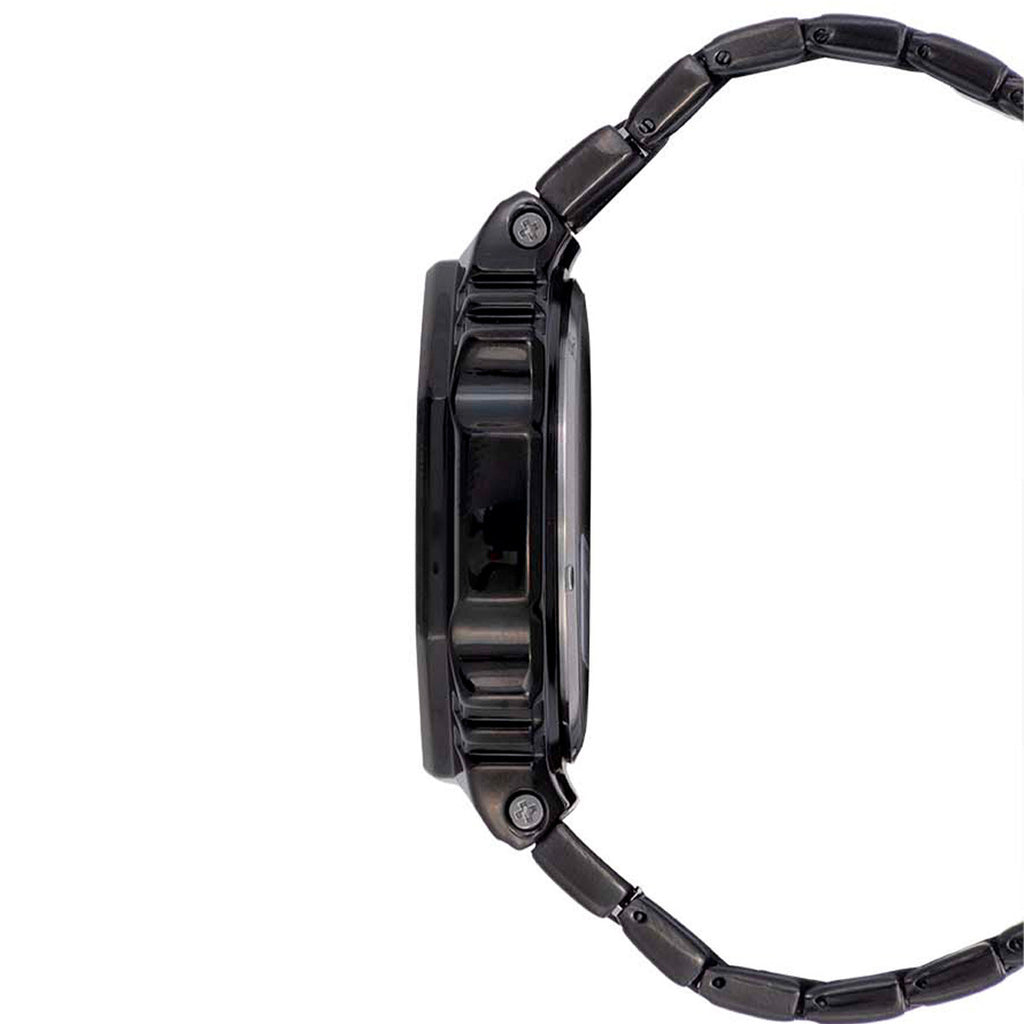 Reloj Nu Nordic Digital Caja Octagonal Extensible Metal Color Negro