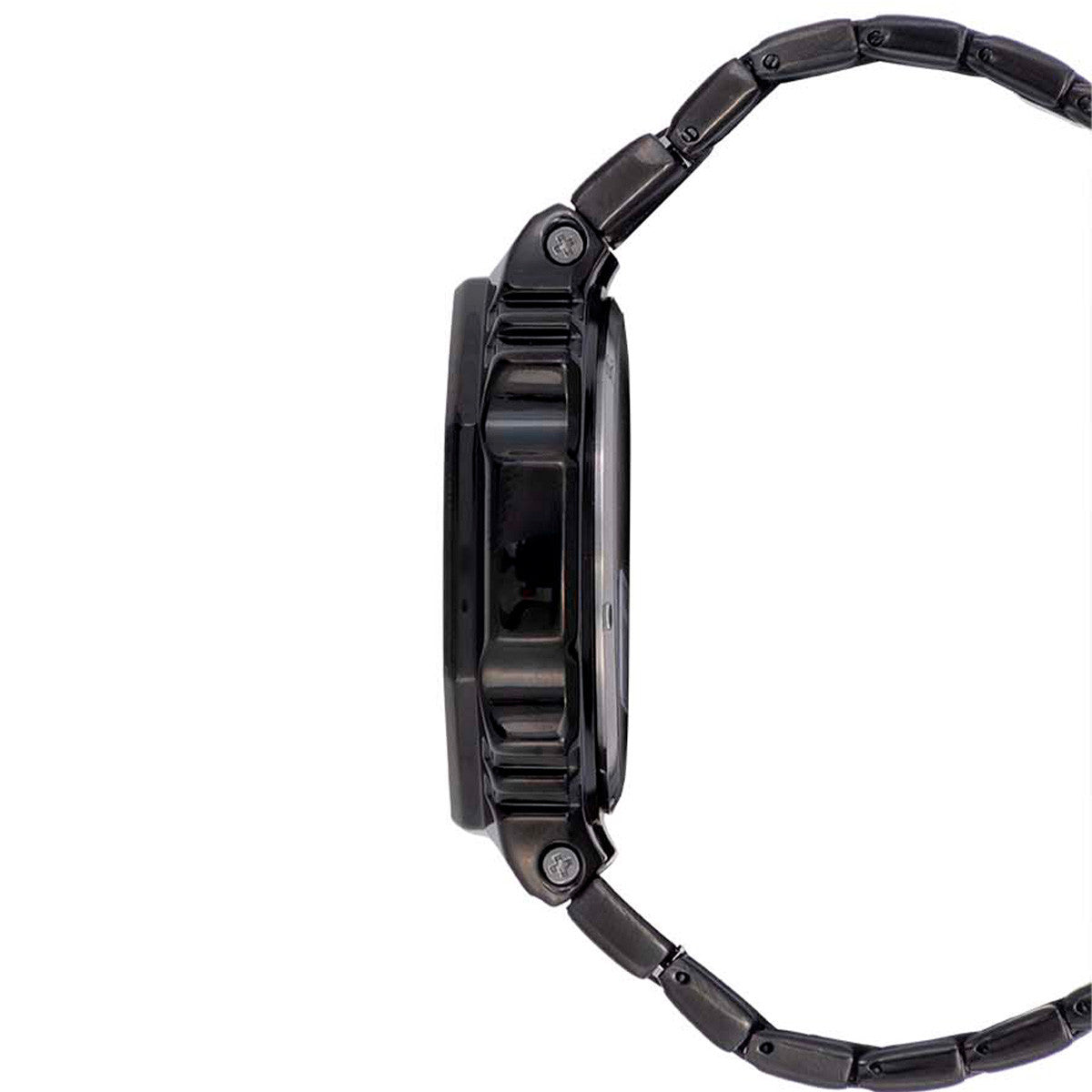 Reloj Nu Nordic Digital Caja Octagonal Extensible Metal Color Negro