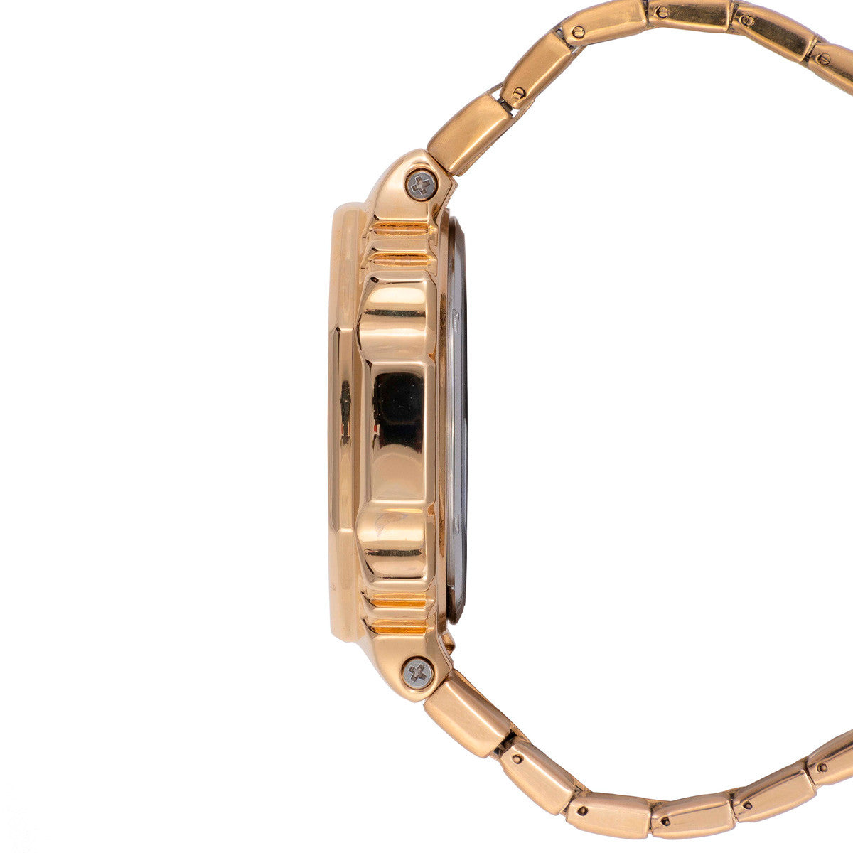 Reloj Nu Nordic Digital Caja Octagonal Extensible Metal Dorado