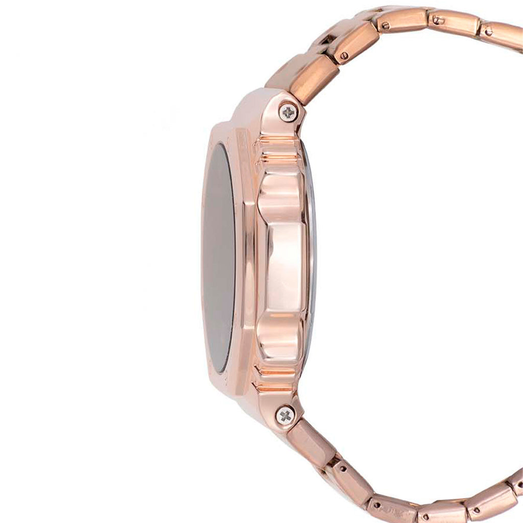 Reloj Nu Nordic Digital Caja Octagonal Extensible Metal Bronce