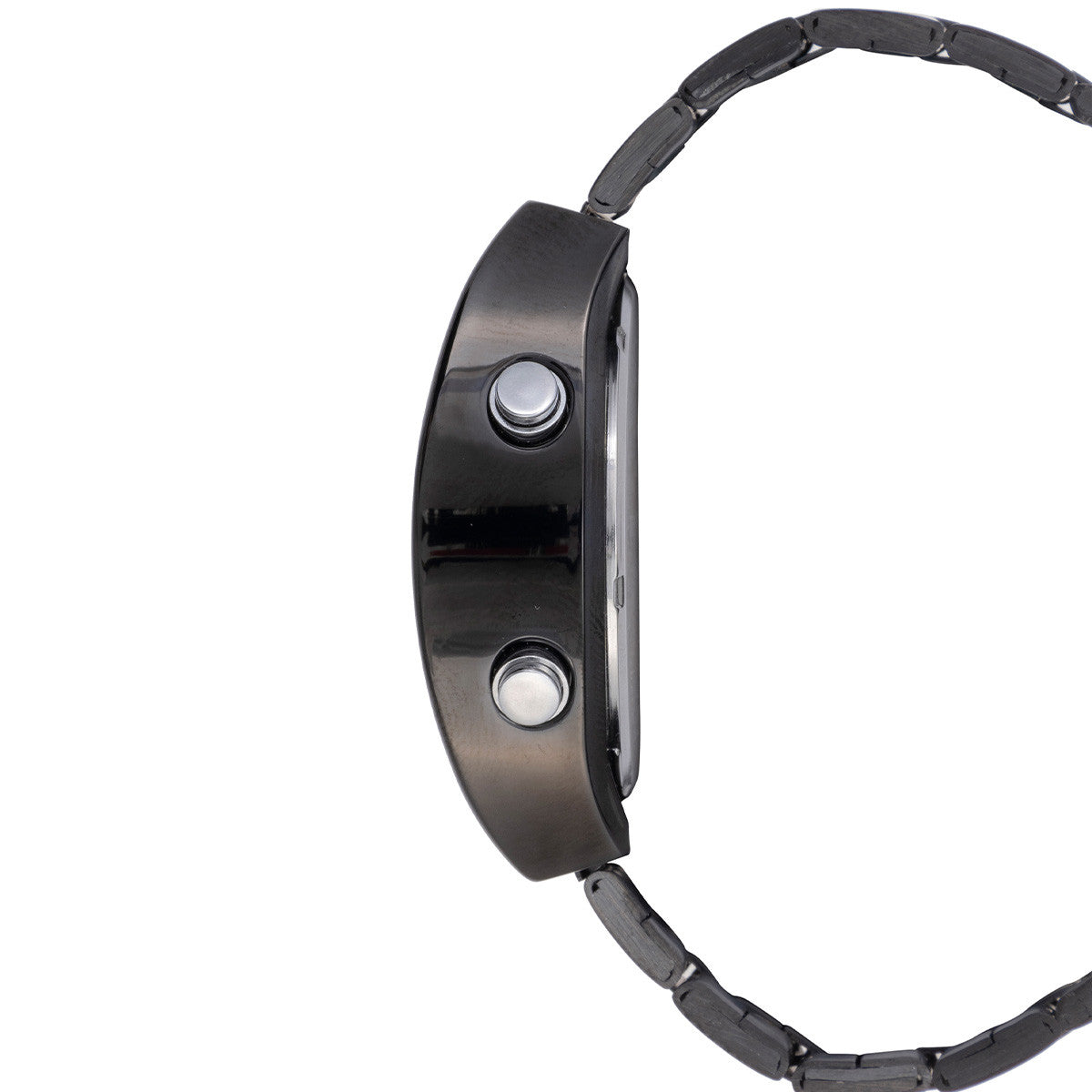 Reloj Digital Nu Nordic Extensible de Acero Inoxidable con Broche