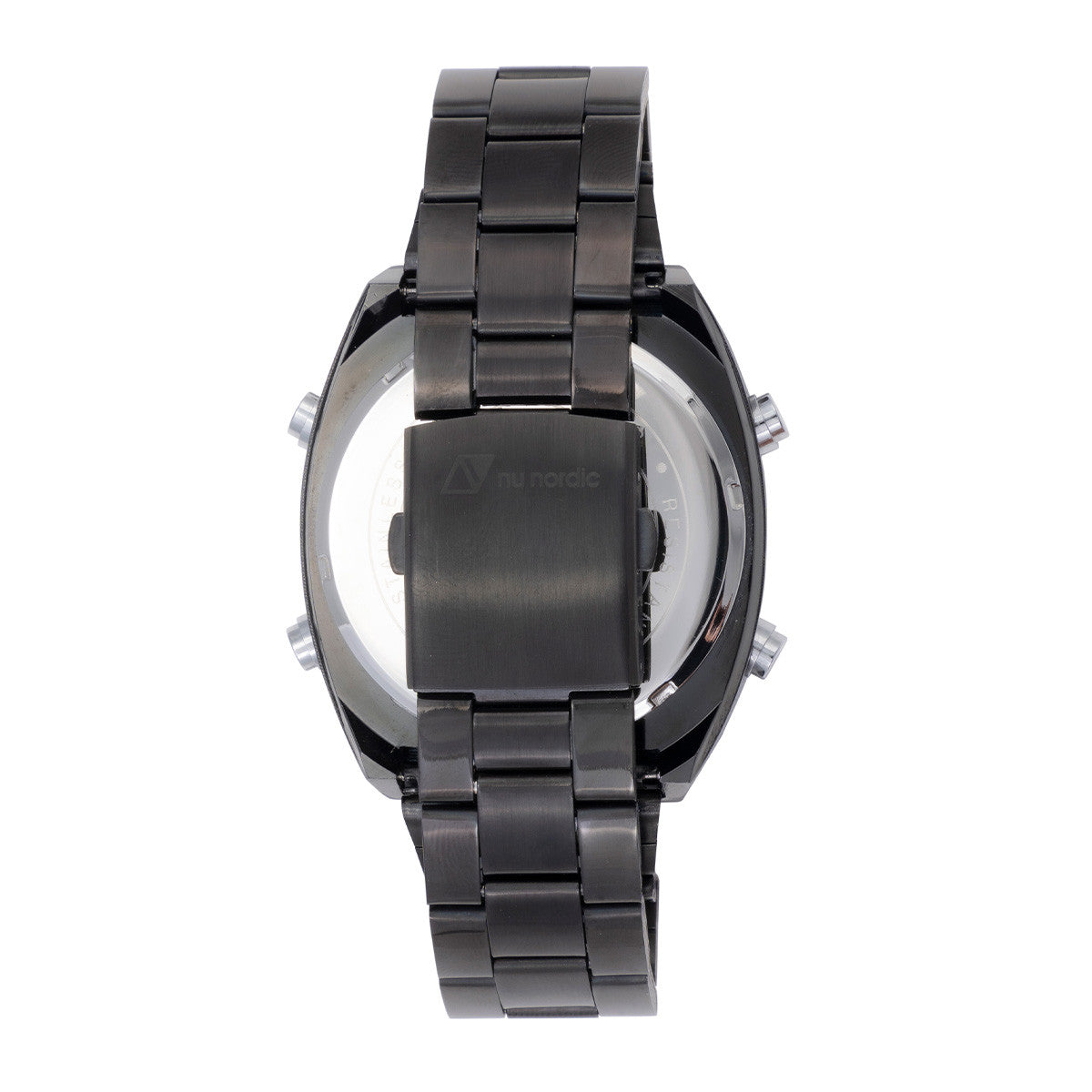 Reloj Digital Nu Nordic Extensible de Acero Inoxidable con Broche