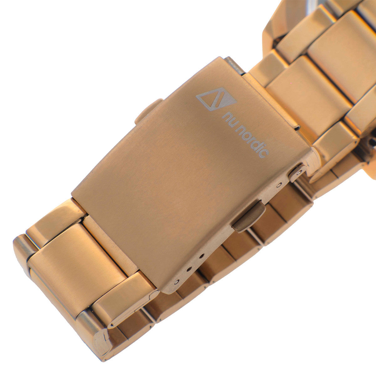 Reloj Digital Nu Nordic Extensible de Acero Inoxidable con Broche