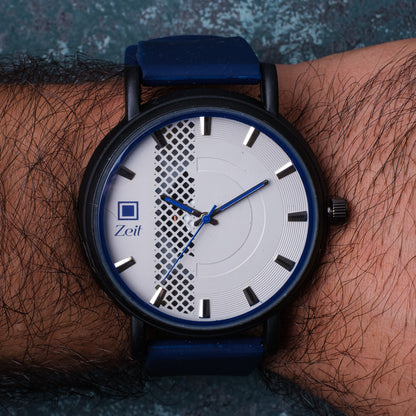 Reloj Análogo Zeit Caballero Casual Correa De Silicón Textura