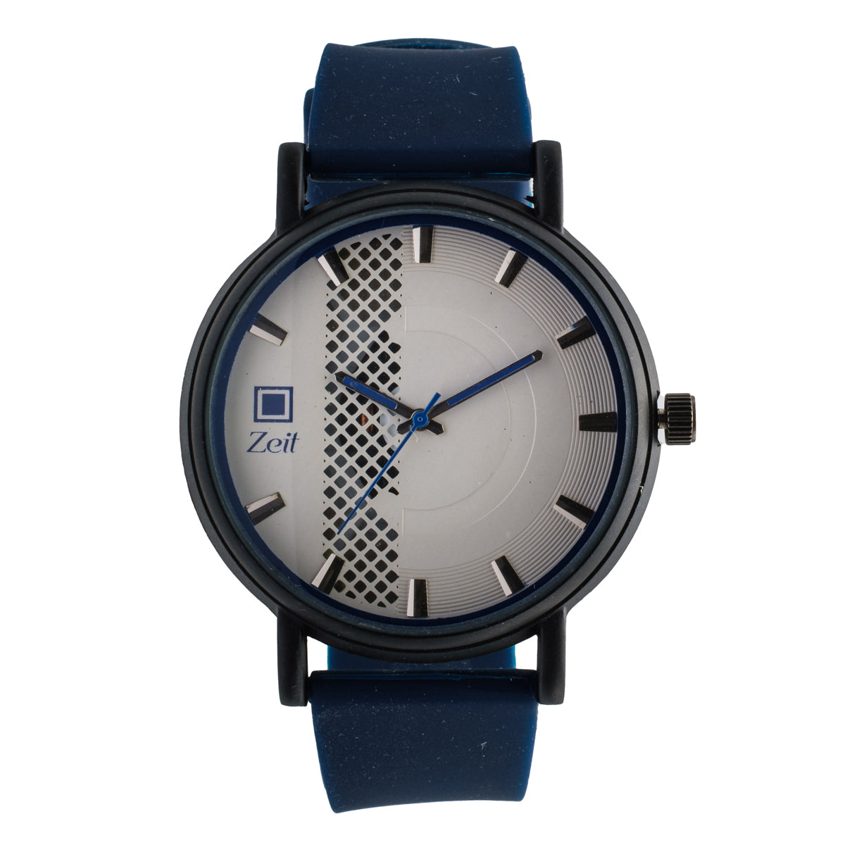 Reloj Análogo Zeit Caballero Casual Correa De Silicón Textura