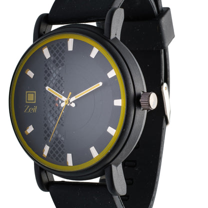 Reloj Análogo Zeit Caballero Casual Correa De Silicón Textura