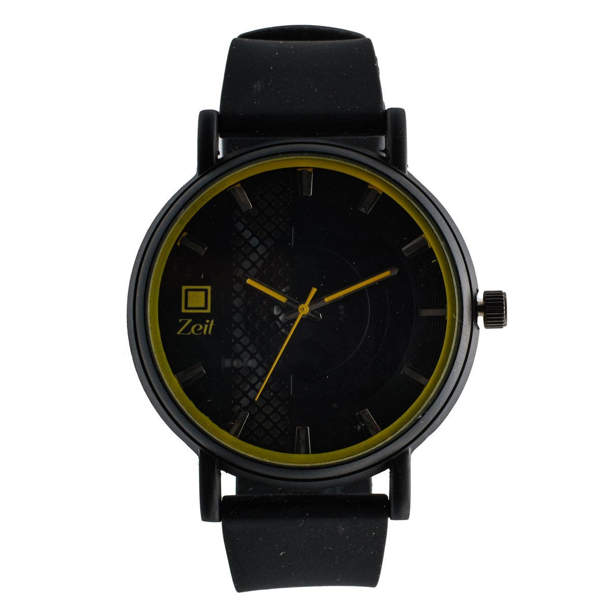 Reloj Análogo Zeit Caballero Casual Correa De Silicón Textura