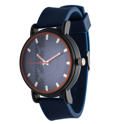 Reloj Análogo Zeit Caballero Casual Correa De Silicón Textura