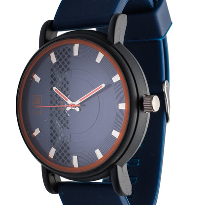 Reloj Análogo Zeit Caballero Casual Correa De Silicón Textura