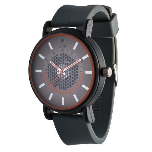 Reloj Análogo Zeit Caballero Casual Correa De Silicón Textura