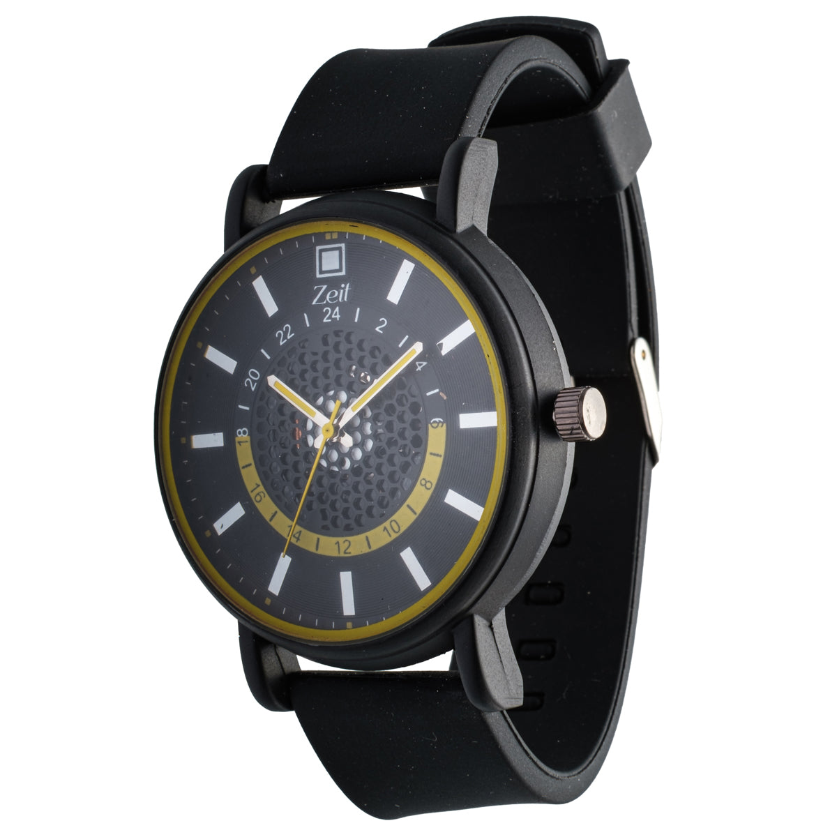 Reloj Análogo Zeit Caballero Casual Correa De Silicón Textura