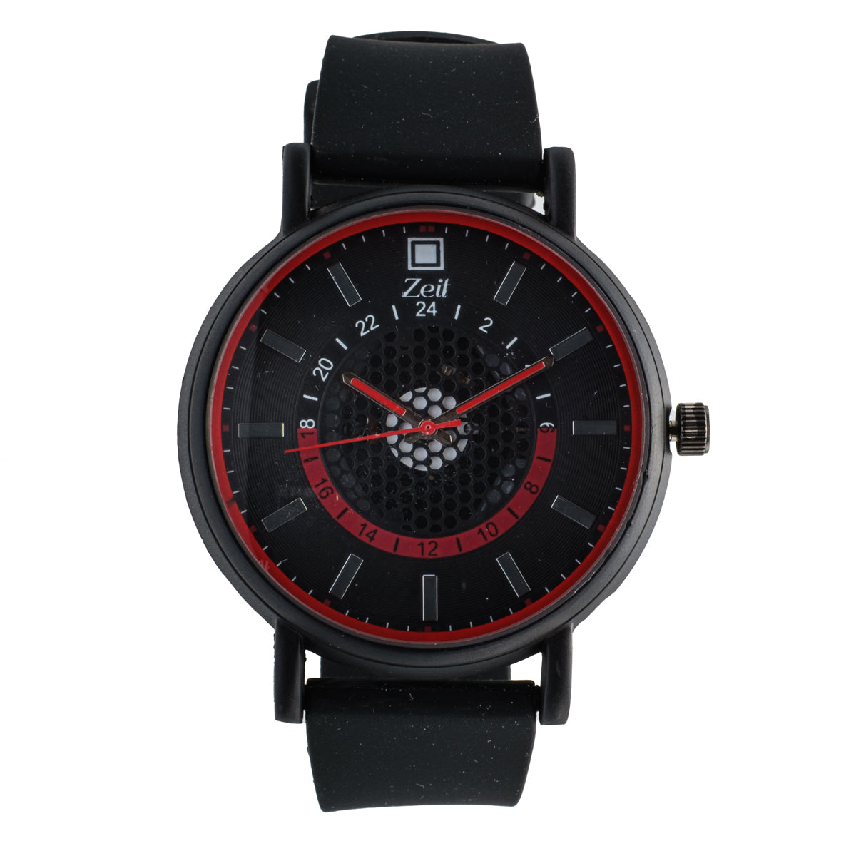 Reloj Análogo Zeit Caballero Casual Correa De Silicón Textura