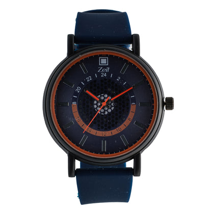 Reloj Análogo Zeit Caballero Casual Correa De Silicón Textura