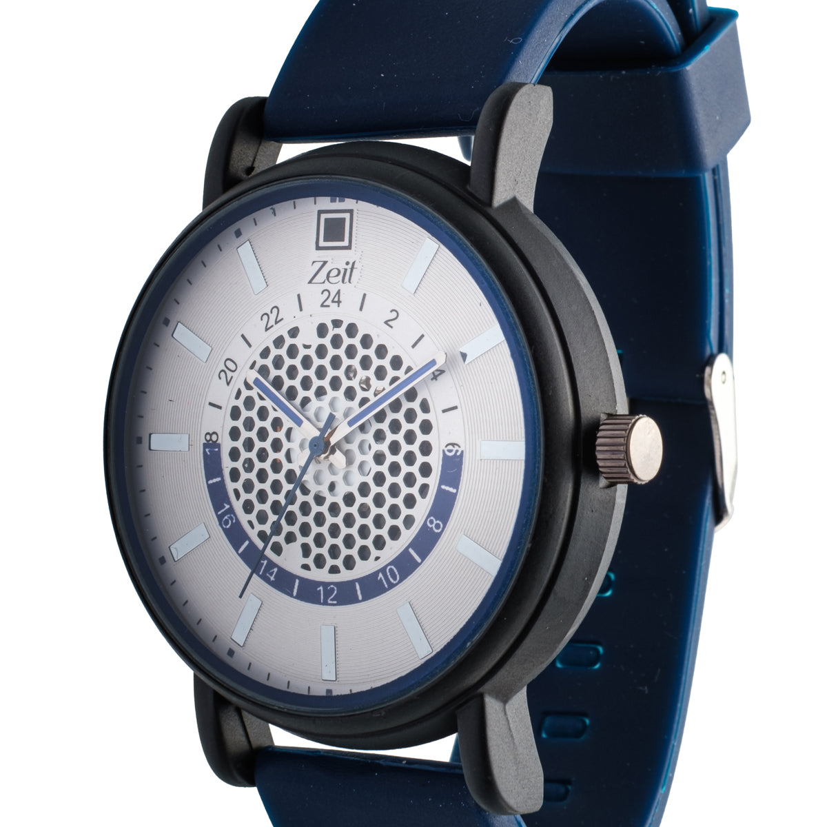 Reloj Análogo Zeit Caballero Casual Correa De Silicón Textura