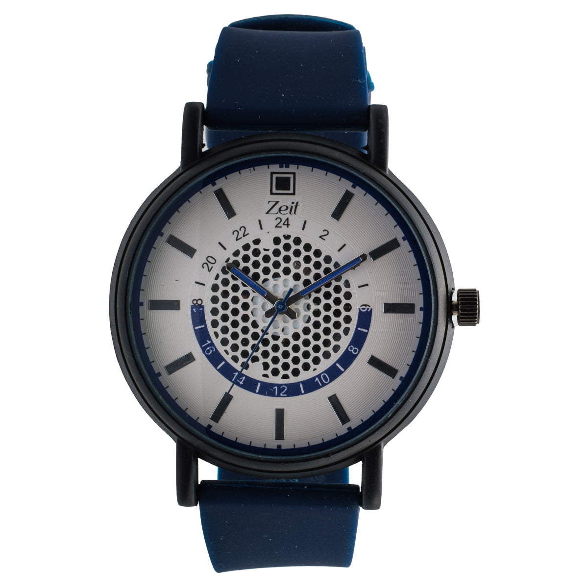 Reloj Análogo Zeit Caballero Casual Correa De Silicón Textura