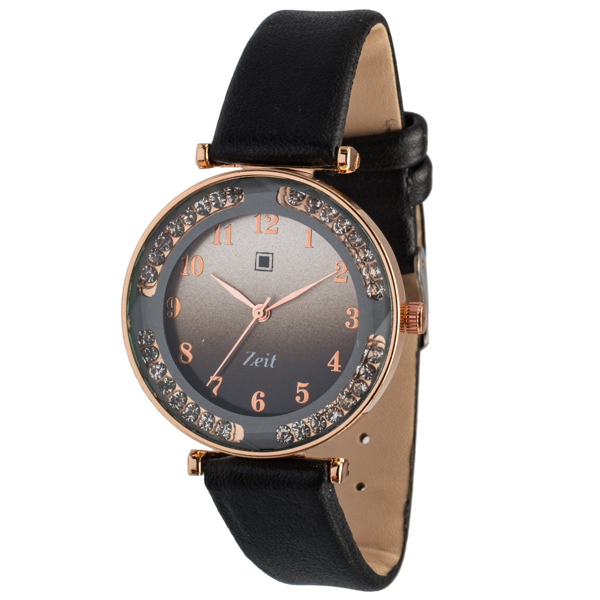 Reloj Análogo Zeit Dama Casual correa De Tacto Piel Textura