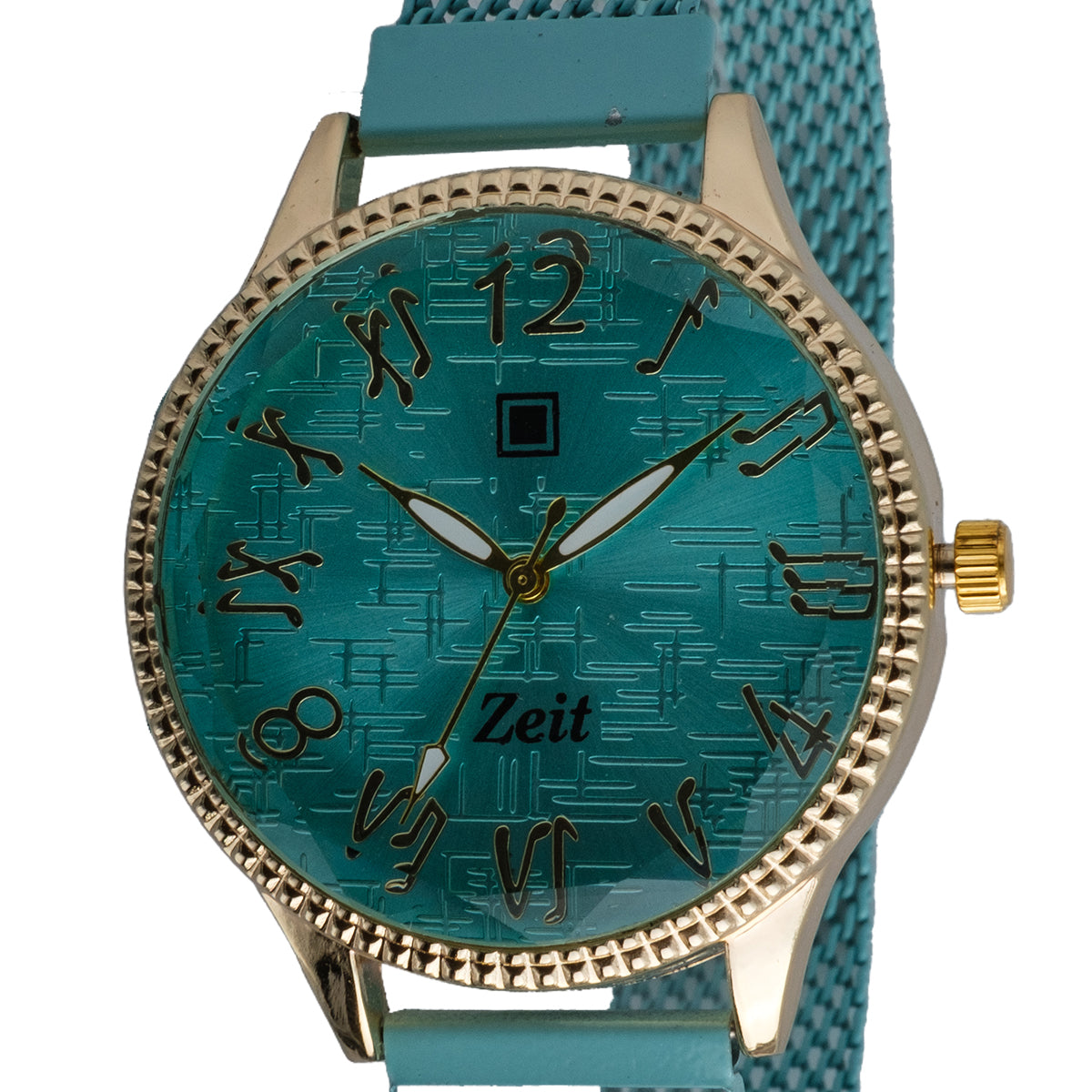 Reloj Análogo Zeit Dama Casual correa De Mesh Bisel Textura