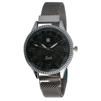 Reloj Análogo Zeit Dama Casual correa De Mesh Bisel Textura