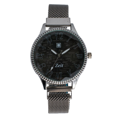 Reloj Análogo Zeit Dama Casual correa De Mesh Bisel Textura