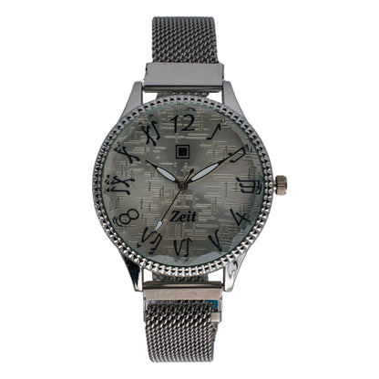 Reloj Análogo Zeit Dama Casual correa De Mesh Bisel Textura